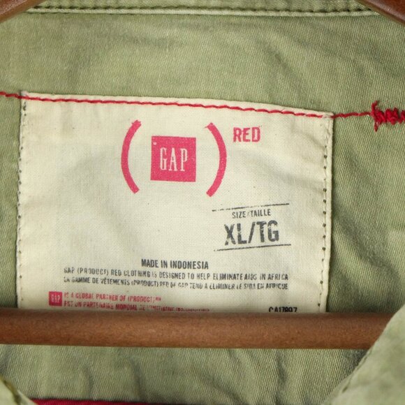 Gap  Utility Jacket Womens Extra Large Green Outdoor Pockets Button Up C… - Picture 9 of 10